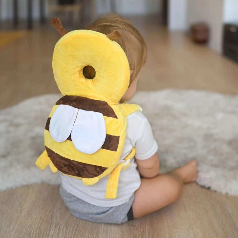 Protège-tête bébé abeille - Adorable et sécurisant